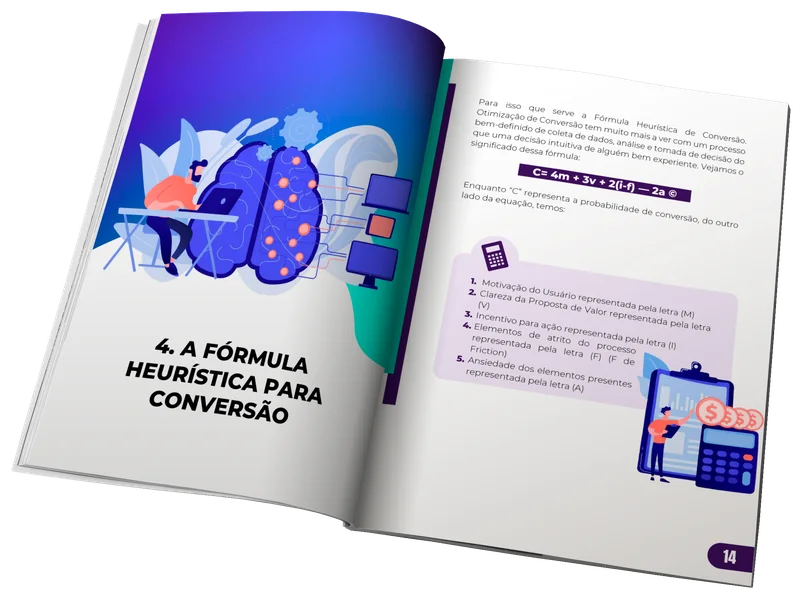 Amostra de páginas internas diagramadas