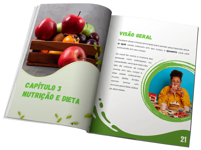 Amostra de páginas internas diagramadas